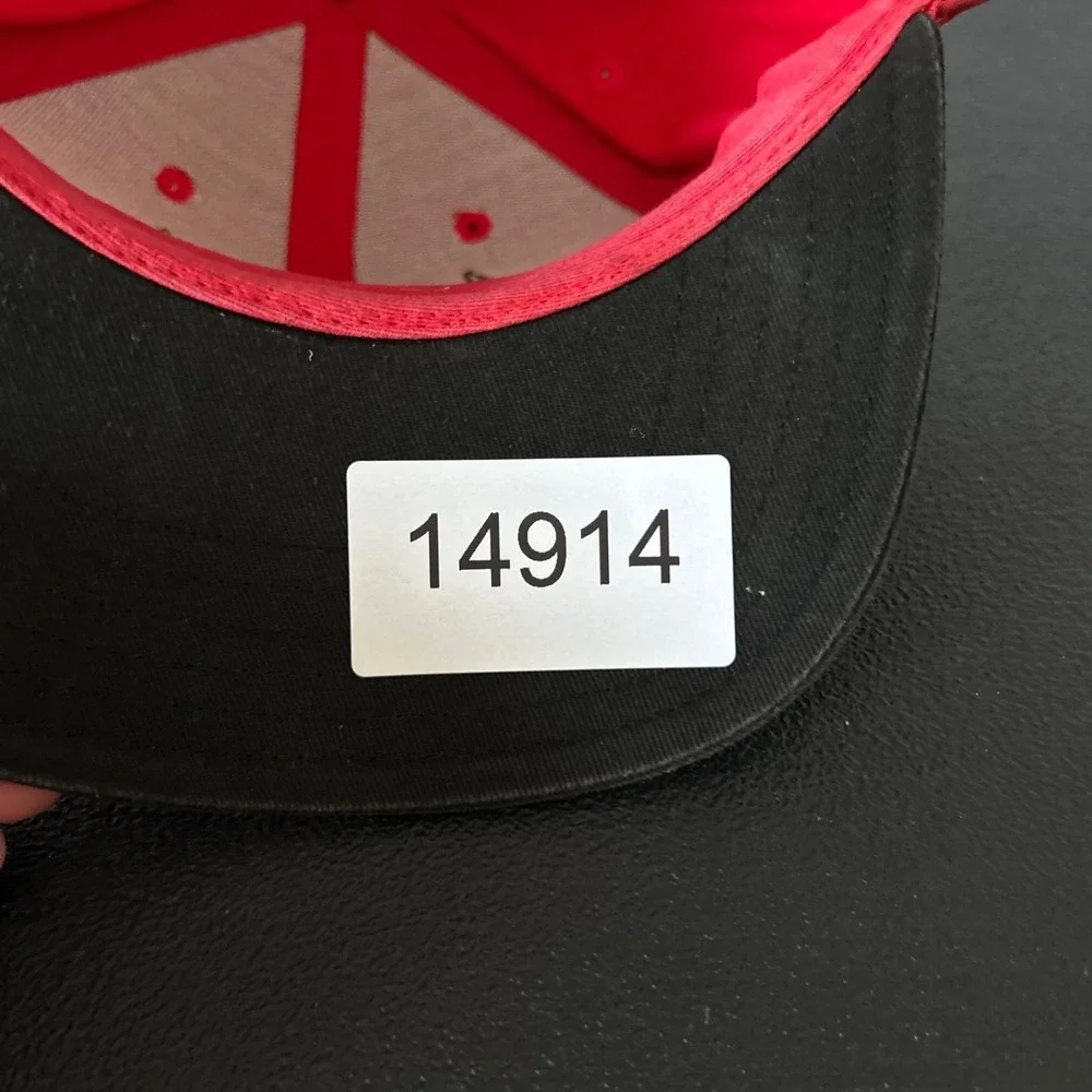 Vintage Chicago Bulls Hat Cap Snap Back Adjustable YOUTH Red Black Josh NBA